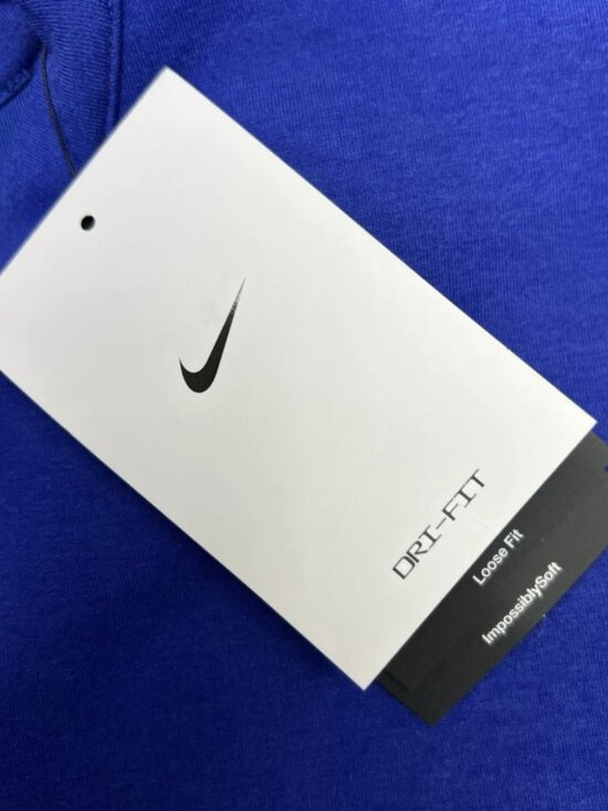 Nike 24.7 Impossibly Soft Fleece Crew Neck HQ6964 455 Men’s Blue Sold Out! - Picture 4 of 6